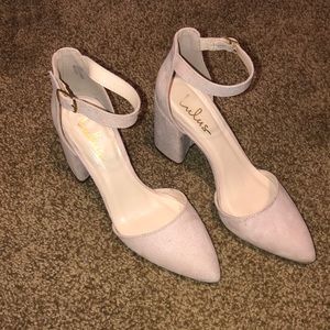 Lulus Stacked Nude Heel